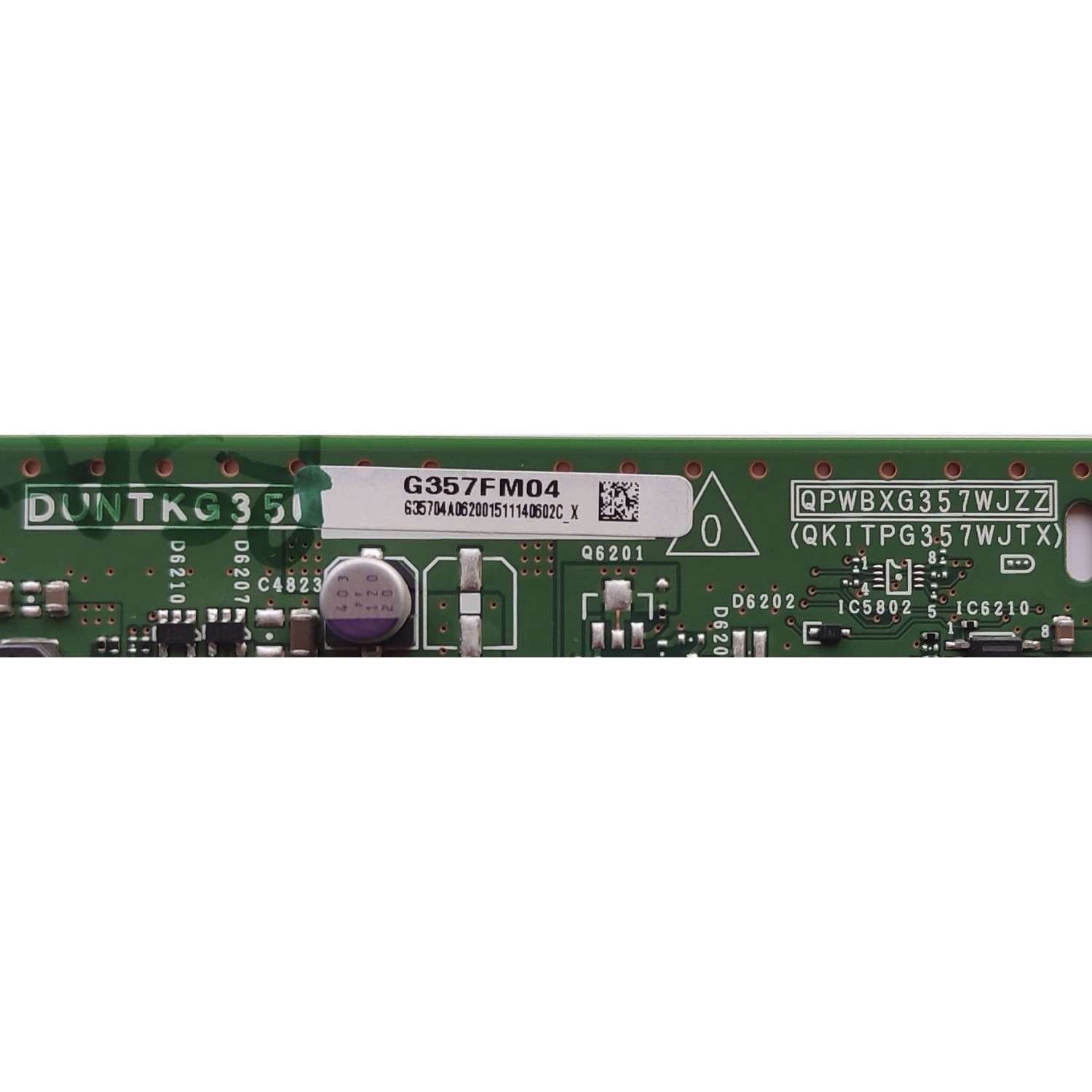 T-CON PARA TV SHARP / NUMERO DE PARTE DUNTKG357FM04 / DUNTKG357 / QPWBXG357WJZZ / QKITPG357WJTX / MODELO LC-80LE650U	 - Imagen 3